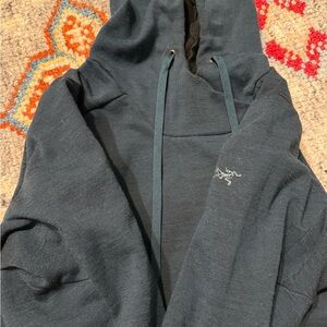 Arc'teryx Green/Blue Heather Hoodie - Elgin Hoodie medium